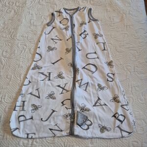 Burt's Bees Baby Medium sleep sack popped stitches on back neck well loved